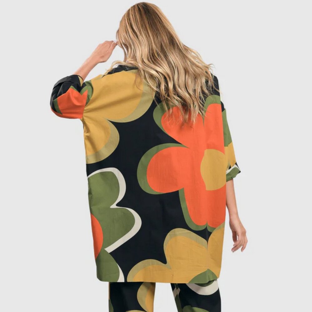 Alembika Floral Oversized Jacket Size Medium - Picture 2 of 16